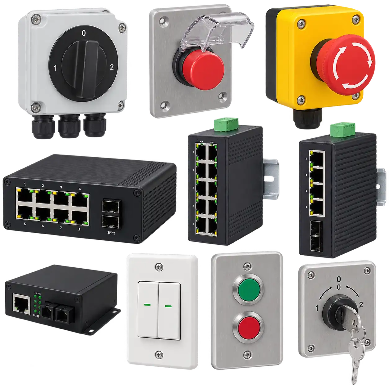 Switches for PAGA system control
